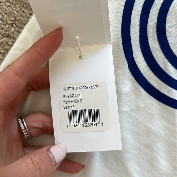 Mother The Itty Bitty Goodie Enjoy It XS NWT - Picture 7 of 8